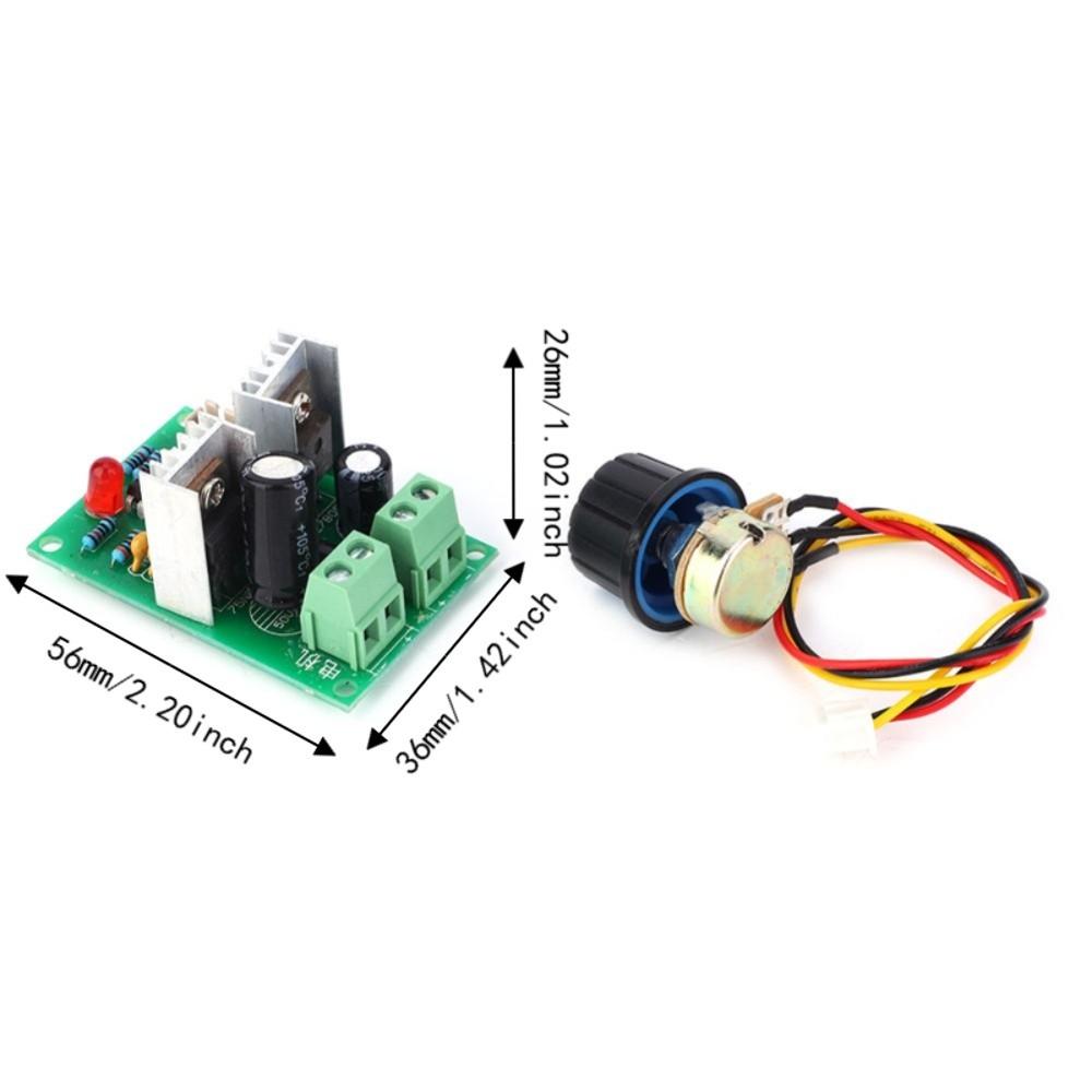12V 24V 36V PWM Speed Controller 10A Motor Speed Regulator  Industrial Equipment