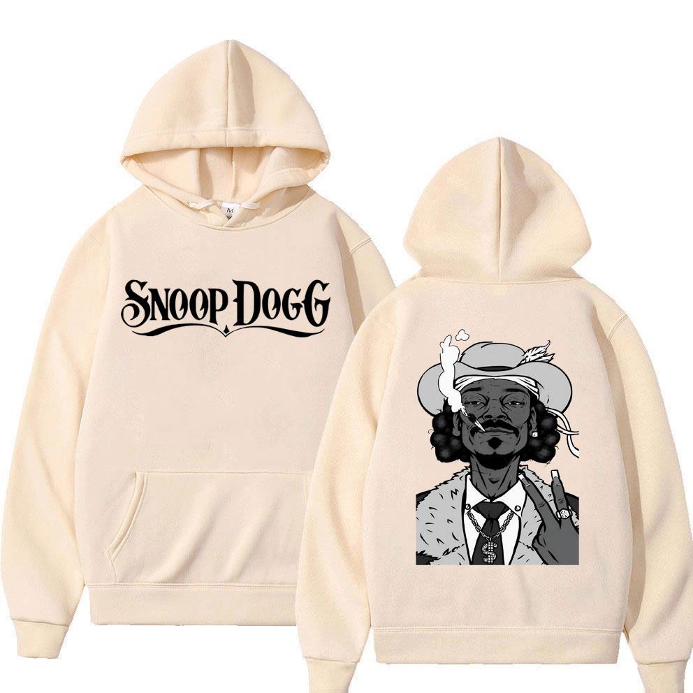Rapper Snoop Dogg Graphic Hoodie Men's Hip Hop Fashion Style Funny Hoodies Unisex Oversized Sweatshirt