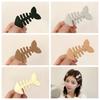 Animal Fish Bone Hair Clip Plastic Geometry Hair Accessories Lovely   Kids