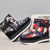 Winter New Camouflage Snow Boots for Women with Plush Fashion, Warm and Non Slip Cotton Boots, Thick Short Tube Large Cotton Boots