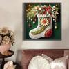 Kit with Flowers and Red Bird Animal Design for Home Wall Decor