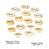 2024 Fashion Leaf Ring Love Butterfly Cat Head Twist Ring 16 Piece Gold Deluxe Cat Ring Open Hand Carved Jewellery Gift Set