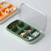 Weekly Portable Travel Pill Cases Box 7 Days Organizer 7 Grids Pills Container Storage Tablets Drug Vitamins Medicine Fish Oils