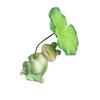 Charm Frogs Umbrella Statue Resin Artwork Model Figurie For Pond Terraces Balcony Aquariums Landscape Decoration