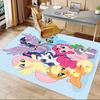 1pc Little Pony Friendship Carpet for Playroom Bedroom Living Room Sofa Home Decor,kids Game Area Rug Non-slip Floor Mat Y72995