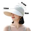 with Removable Cap Top Women's Summer Hat Foldable Visor Caps Fashion Golf Sports Hat