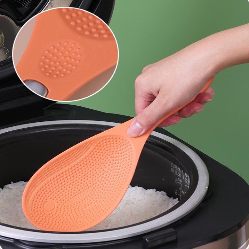 1 szt. Plastikowa łopatka do ryżu Nieprzywierający garnek do ryżu, Nieprzywierająca łyżka do ryżu Domowa łyżka do ryżu do ubijania ryżu