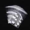 50Pcs Cute Transparent Self Adhesive Bag Hand Account Small Card Packaging Bag Jewelry Bracelet Small Item Gift Bag