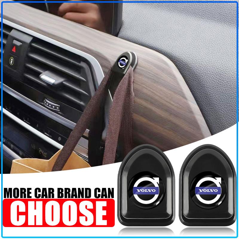 Mini Car Hook Organizer Storage USB Cable Key Storage Self Adhesive Wall Hook For Volvo Rdesign XC90 S60 XC60 V70 S80 S40 V50 V40 V60 C30 S70