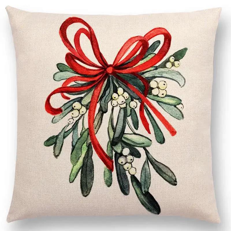 Lovely Birds Flowers Plants Sofa Pillow Case Hummingbird Rose Raspberries Lemon Dill Clove Almonds Cushion Cover