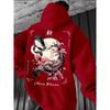 2026 Vintage Dragon Sakura Cherry Blossom Print Hoodie Unisex Harajuku Streetwear Pullover Hooded Sweatshirt Men Women Casual Long Sleeve Top