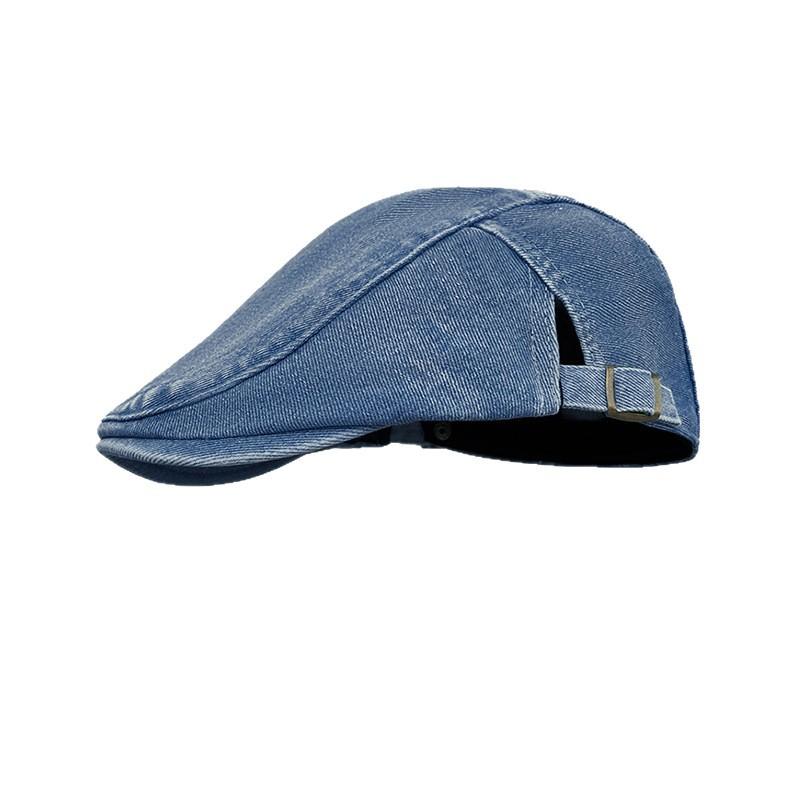 Japanese Wind Forward Hat Children'S Summer Big Head Circumference Versatile Newsboy Hat British Style Painter Hat Duck Tongue Beret