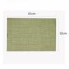 Washable Water Cup Mat Solid Color Western Food Mats New Woven Table Mats  Kitchen