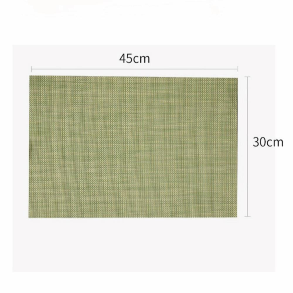 Washable Water Cup Mat Solid Color Western Food Mats New Woven Table Mats Kitchen