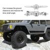 RC Front Rear Axles Complete Set Metal Assembly Kit Axle Drive Shaft for   SCX10 II RC Crawler Car