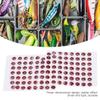 100Pcs Fishing Lure Eyes ThreeDimensional   Lightweight   Fisheye Sticker for Making Fishing Bait(Red )