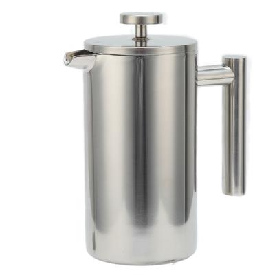 1000ML French Press Stainless Steel Coffee Pot Hand Brewed Coffee Tea Maker for Home
