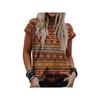 Sommer Geometrie Westlichen Ethnischen Stil T-shirt 3D Drucken Frau Streetwear T Shirts Harajuku Übergroßen Tees Tops Frauen Mädchen Kleidung