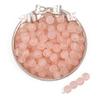 Transparent Frosted Acrylic Round Beads for DIY Jewelry and Beading