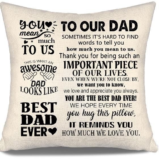 To My Bonus Daughter Gift Ideas Throw Pillow Covers for Bonus Daughter from Bonus Mom Bonus Dad Birthday Graduation Thanksgiving