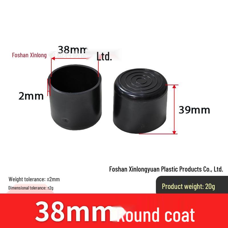 Non-slip Rubber Sleeve for Round Tube Furniture Legs and Pipes