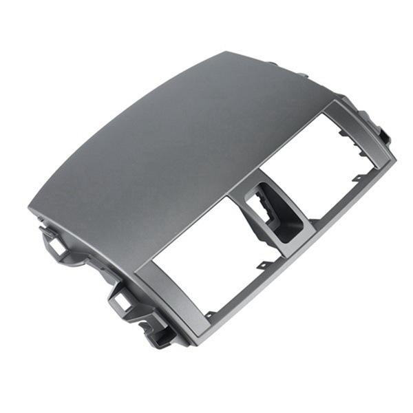 Set of 2 Gray Plastic Car Air Conditioner Vent Panel Grille Covers