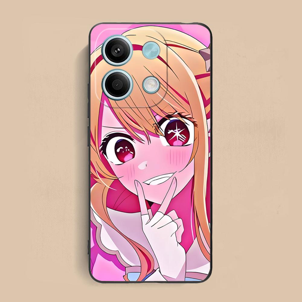 Oshinoko Hoshino Ruby Phone Case for Xiaomi Redmi 15 14 13 12 A5 3 2 1 C Plus 4G 5G Colorful Printing Cover Pretty Smartphone