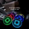 Bil LED Water Coaster Intelligent Sensor Touch Switch Levende farger forbedrer bilens atmosfære Water Coaster