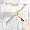 Stainless Steel Squeegee All Purpose Shower Window Squeegee with Hook for Household Easy Cleaning