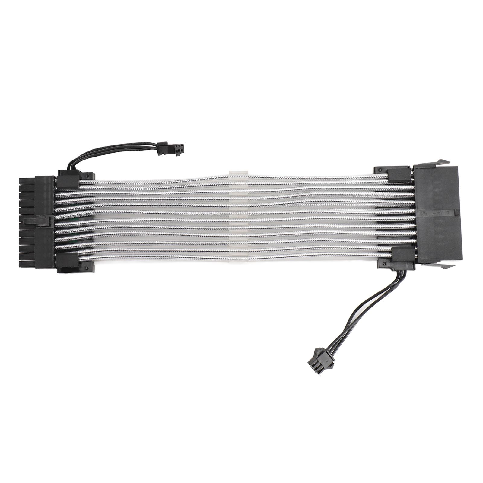 

RGB PC кабель 24-контактный штекер-гнездо 18AWG 9,6-дюймовый ARGB удлинительный кабель питания с 5 В 3-контактным адаптером