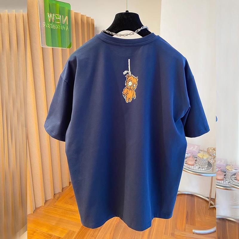 Summer pure cotton Casual oversized T Shirt Women's Streetwear Harajuku cartoon Short Sleeve T-shirts for Women Y2k Tops UNISEX