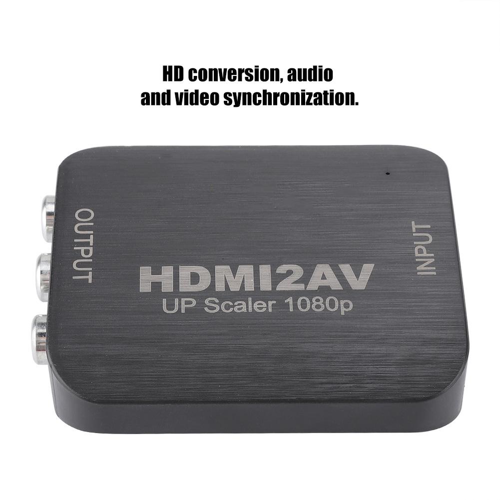 ACASIS Adaptador Conversor de Cabo HDMI para AV Transmissão de Dados de Vídeo HD 720P 1080P