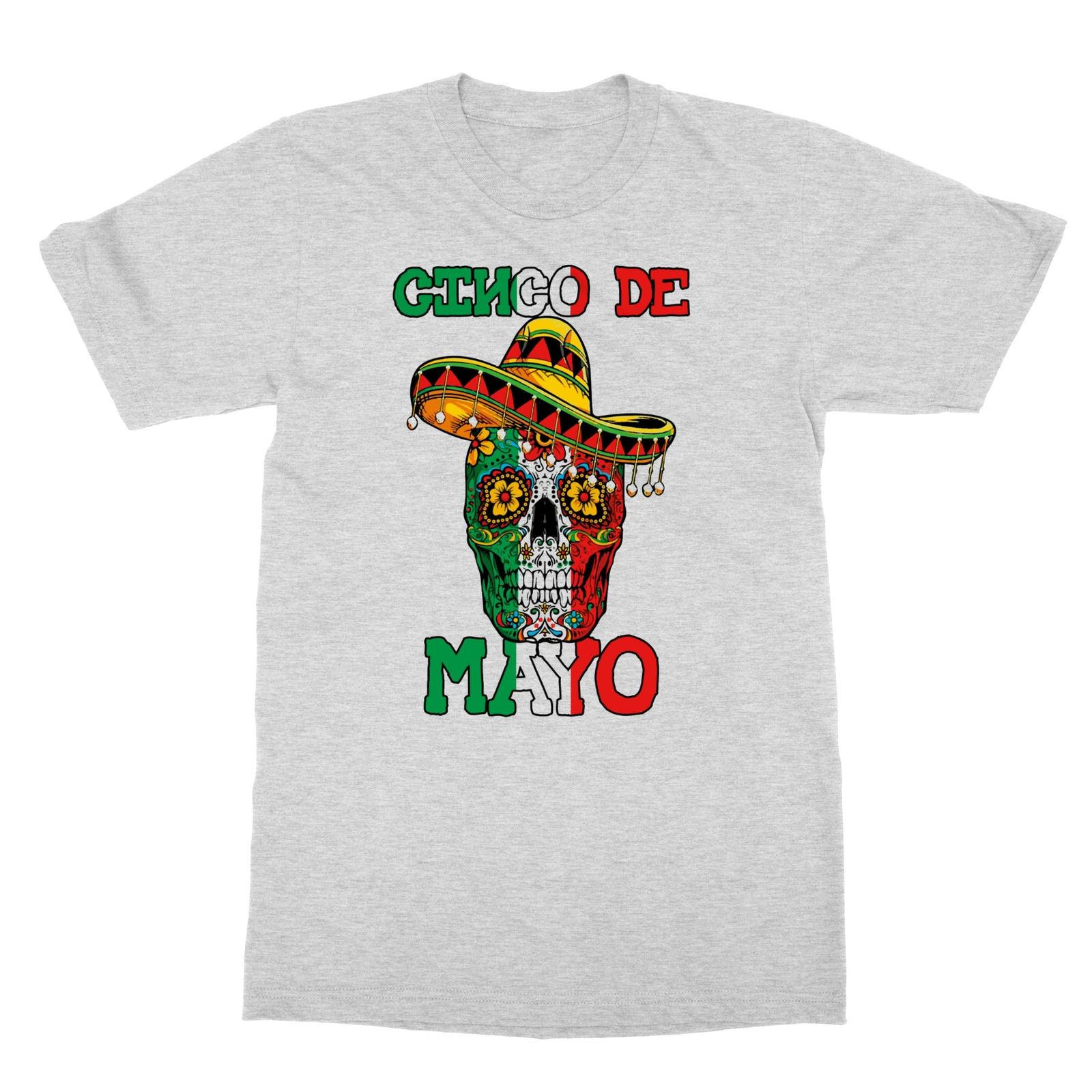 Skull Wearing Sombrero 2019 Cinco De Mayo Men s T-Shirt S