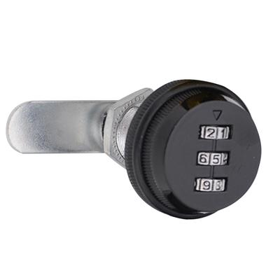 File Cabinet Password Cam Lock 3 Dial Anti Theft Zinc Alloy for Dressing Locker Drawer Letter