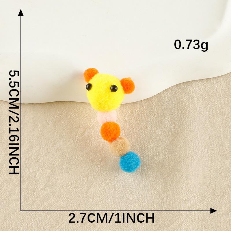 Cartoon Cute Hairball Elf Pendant Hairy Doll Hairpin Accessories Clothing Shoes Socks Monster Accessories Accessories