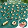 40Pcs Ion Plating(IP) 304 Stainless Steel Spacer Beads, Donut, Golden, 10x3mm, Hole: 3mm