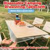 10Pcs/set Elastic Edged Table Cover Oil-Proof Waterproof Table Protector  Outdoor Camping Use