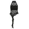 European and American style summer new women's clothing pure desire round neck hanging neck hollow backless irregular edge small vest