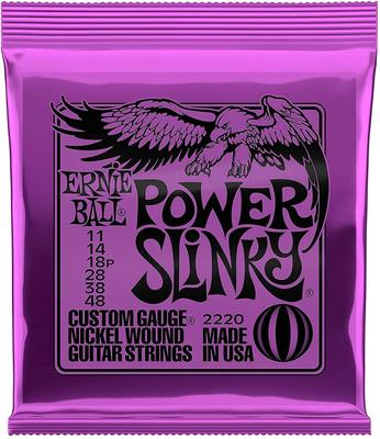 Of ERNIE BALL 2220 POWER SLINKY Electric Guitar Strings [Set 3] [11-48]
