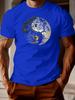 Fun Yin Yang Tree Graphic Vintage Men's Summer T-Shirt Casual Tshirts O-neck Short-sleeved Tee