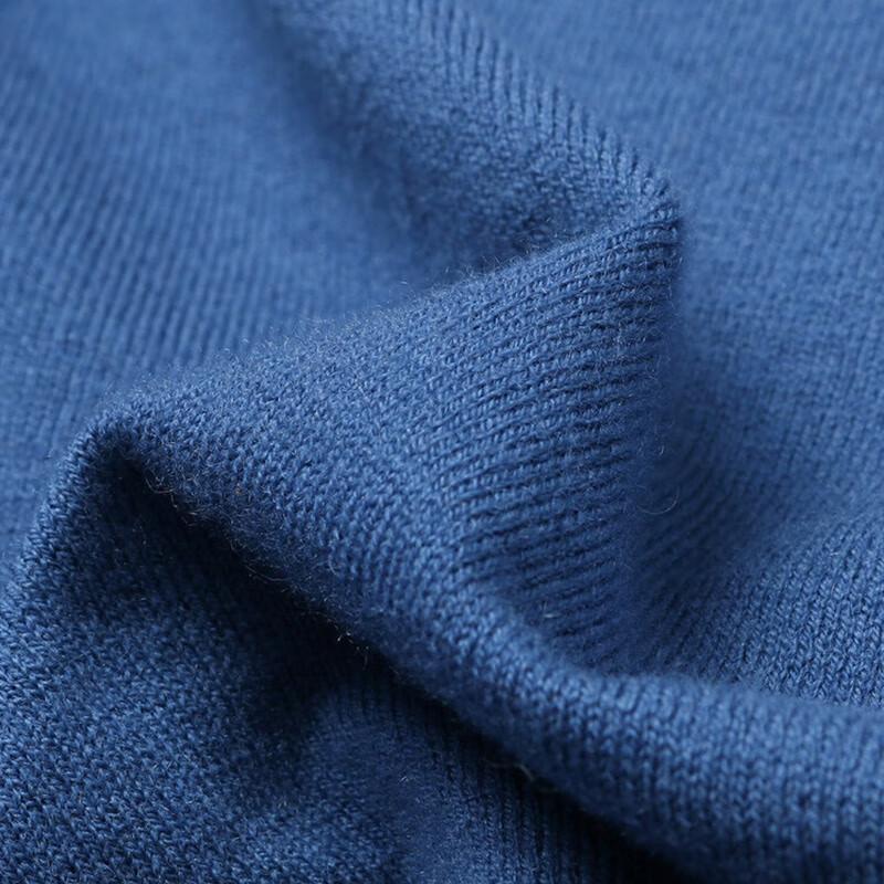 YOUNGOR Men's Half-Turtleneck Merino Wool Sweater