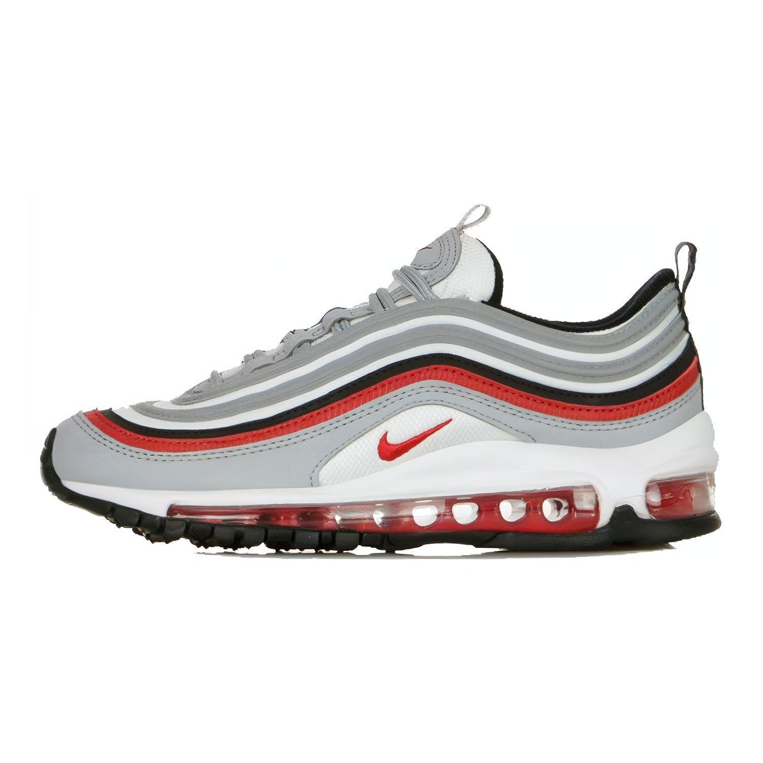 

Кроссовки Nike Air Max 97 GS Wolf Grey Red University-Red Black 921522-020