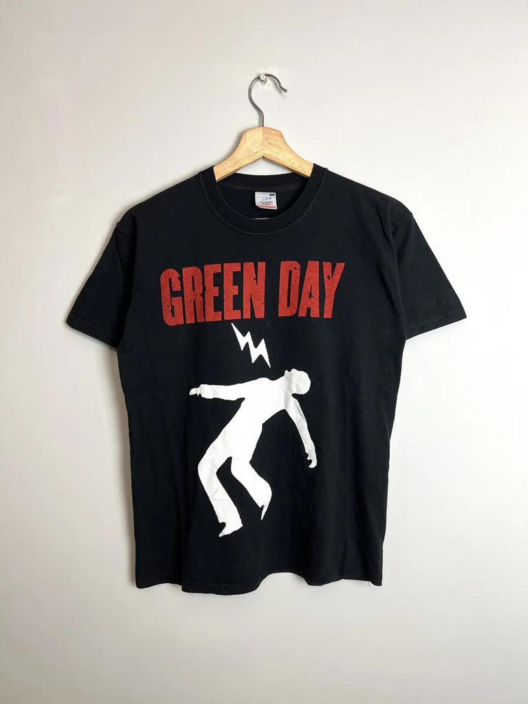 Vintage Early 00s Green Day Warning Punk Band Tshirt Hype S Unisex T-Shirt