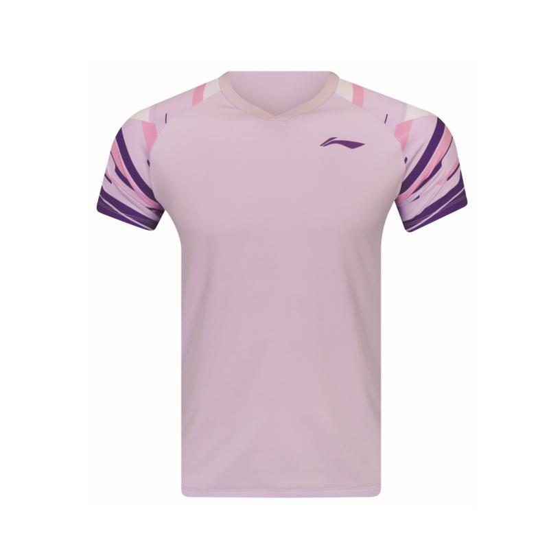 Li Ning Badminton Collection Badminton Jersey Set Unisex Condensed Purple AATW015-6