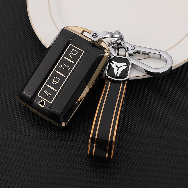 Great Wall Tank 300 & 500 Cyber Car Key Case with New Wey Logo and Buckle Bag.