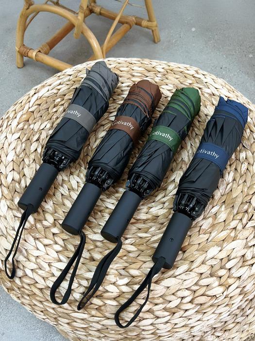 

Gotivathy Easy Close Upside-Down UV Folding 3-Stage Automatic Umbrella Premium Parasol Blackout UV Protection brown