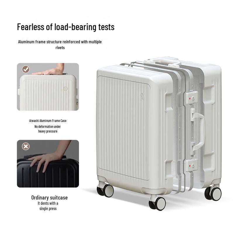 OIWAS OCX6672A Aluminum Frame Carry-on Suitcase