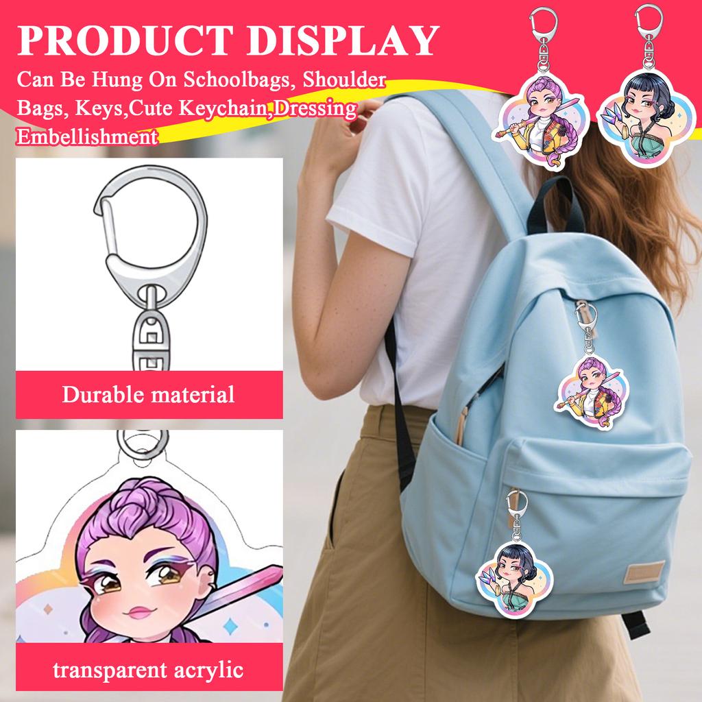 Netflix Korean Anime Peripheral Acrylic Keychain