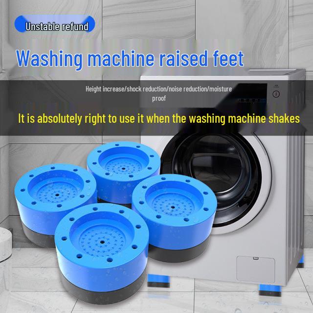 Washing Machine & Refrigerator Anti-Slip, Shock-Absorbing, Heightened Foot Pads