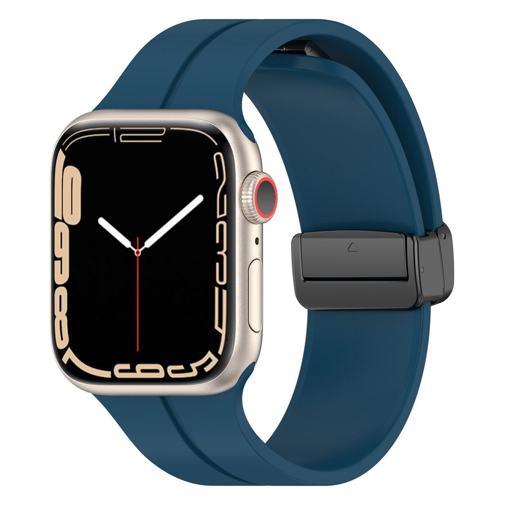 Magnetic Strap For Apple watch ultra band 49mm 45 mm Silicone Bracelet iWatch Series 7 8 se 6 5 3 44mm 45mm 40mm 41mm 42mm 38mm